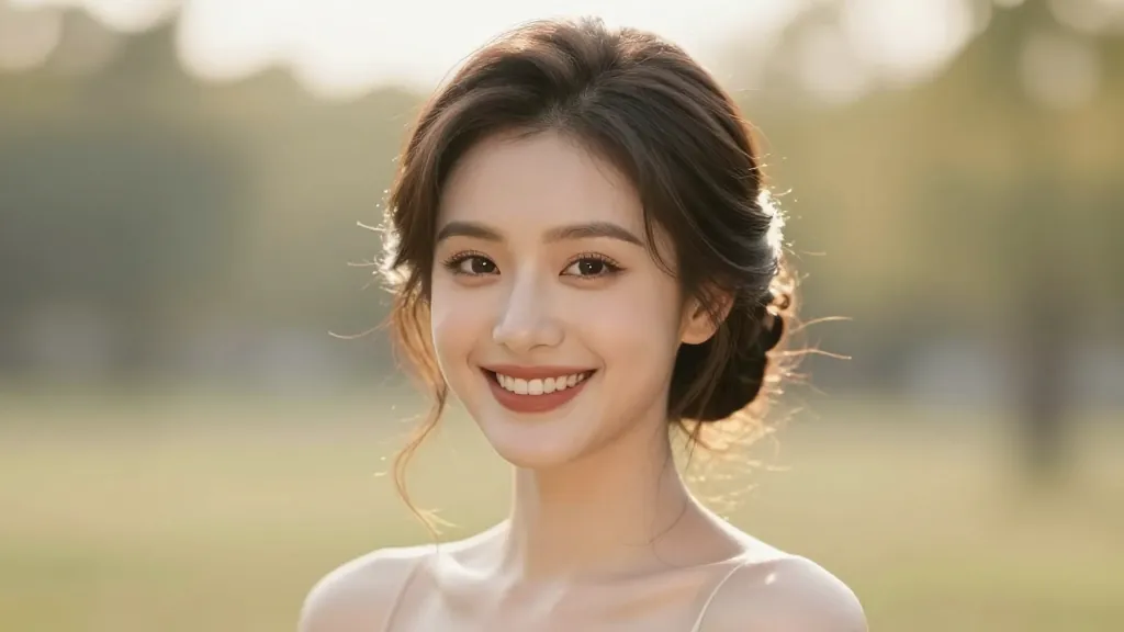 Styling und Hochsteckfrisur